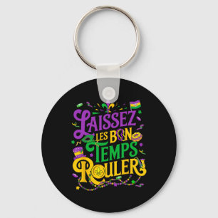 Laissez Les Bon Temps Rouler Mardi Gras Kralen Fle Sleutelhanger