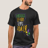 Laissez Les Bon Temps Rouler New Orleans Fleur de T-shirt (Voorkant)