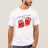 Laissez les Bon Temps Rouler Red Dice T-Shirt (Voorkant)