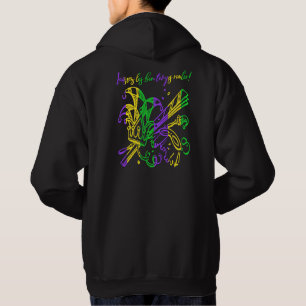 Laissez les bon temps rouler Typography Mardi Gras Hoodie