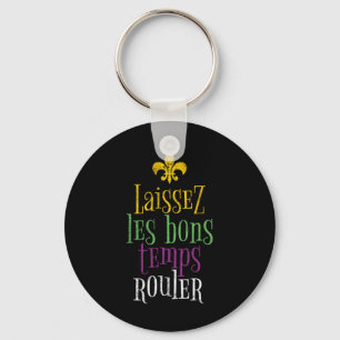 Laissez Les Bons Temps Mardi Gras Funny Sleutelhanger