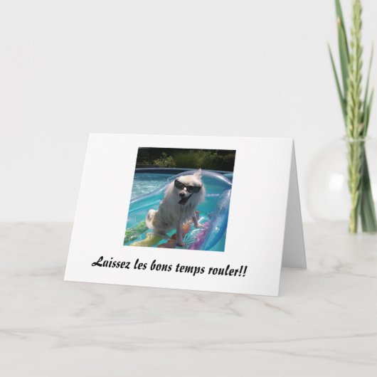 Laissez les bons temps rouler! kaart (Voorkant)