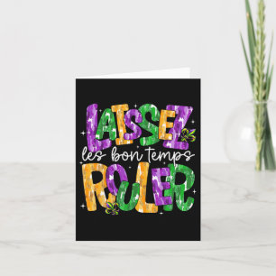Laissez Les Bons Temps Rouler Let Good Times Roll Kaart