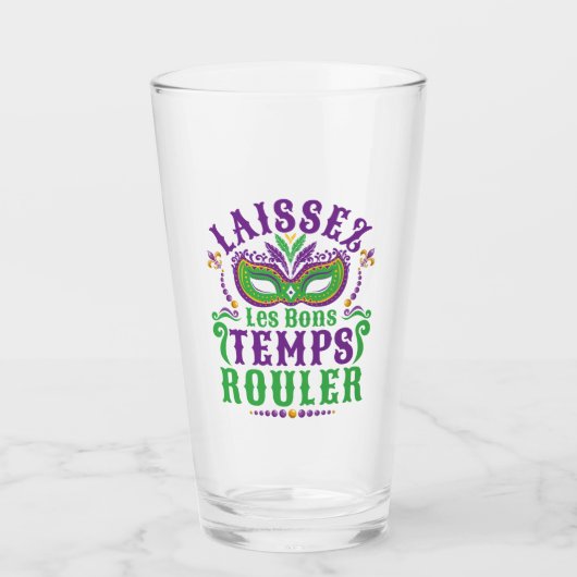 Laissez Les Bons Temps Rouler Mardi Gras Glas (Voorkant)
