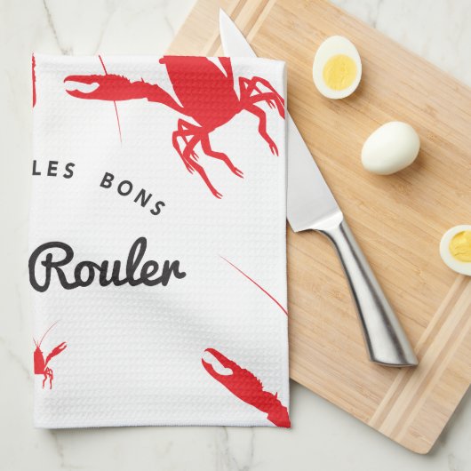 Laissez Les Bons Temps Rouler Theedoek (Quarter Fold)