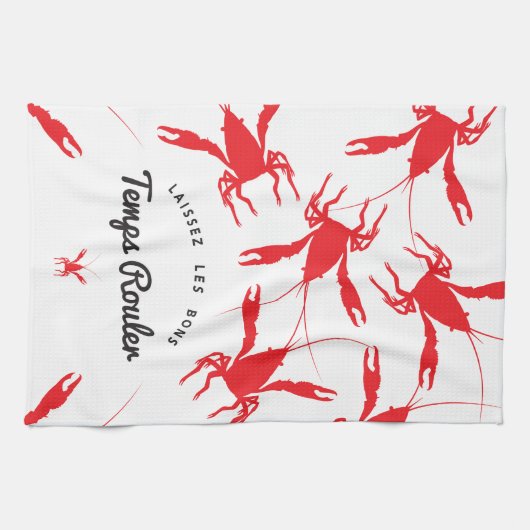 Laissez Les Bons Temps Rouler Theedoek (Horizontaal)