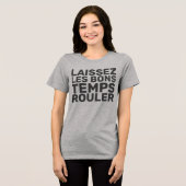 Laissez Les Bons Temps Rouler Tri-Blend Shirt (Voorkant volledig)