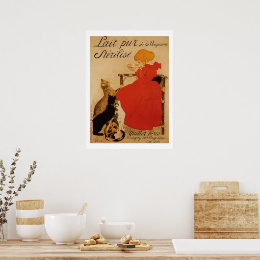 Lait Pur de la Vingeanne Sterilize Poster (Keuken)