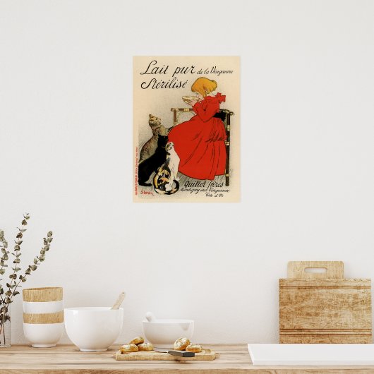 Lait Pur Poster (Keuken)
