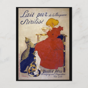 Lait pur stérilisé de la Vingeanne, Steinlen Briefkaart