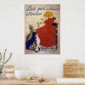 Lait pur stérilisé de la Vingeanne, Steinlen Poster (Keuken)