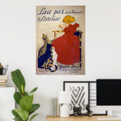 Lait pur stérilisé de la Vingeanne, Steinlen Poster (Thuiskantoor)