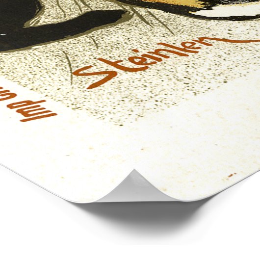 Lait Pur Sterilize Cats  Frans Adverteren Poster (Hoek)