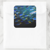 Laja Ampat Underwater 5 Vierkante Sticker (Tas)