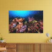 Laja Ampat Underwater Canvas Afdruk (Insitu (Woonkamer))