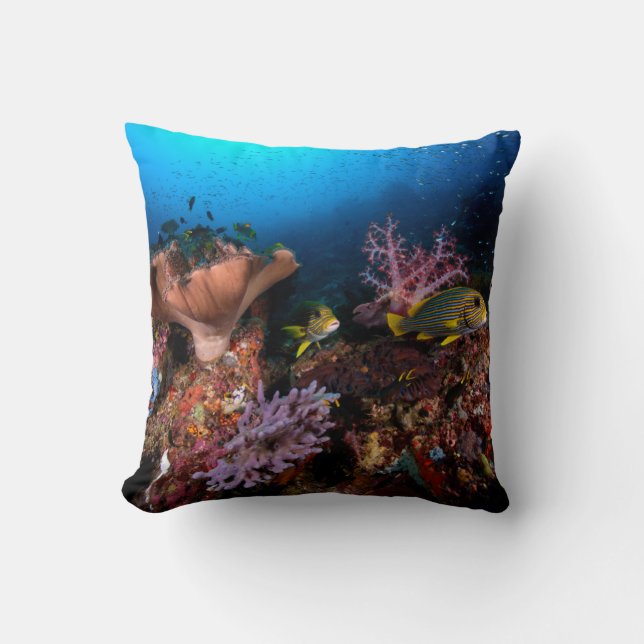 Laja Ampat Underwater Kussen (Voorkant)