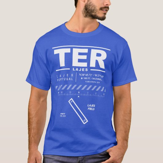 Lajes Airport / Lajes Field TER T-shirt (Voorkant)