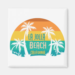 LaJolla Beach Retro Magneet