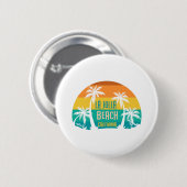 LaJolla Beach Retro Ronde Button 5,7 Cm (Voorkant /achterkant)