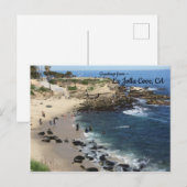 LaJolla Cove, Californië Briefkaart (Voorkant / Achterkant)