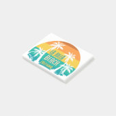 LaJolla Strand Retro Post-it® Notes (Schuin)
