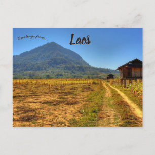 Lak Sao Laos Briefkaart