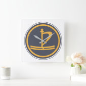 Lakan Clock Vierkante Klok (Huis)