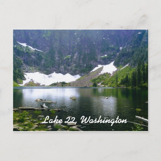 Lake 22, briefkaart Washington (Voorkant)