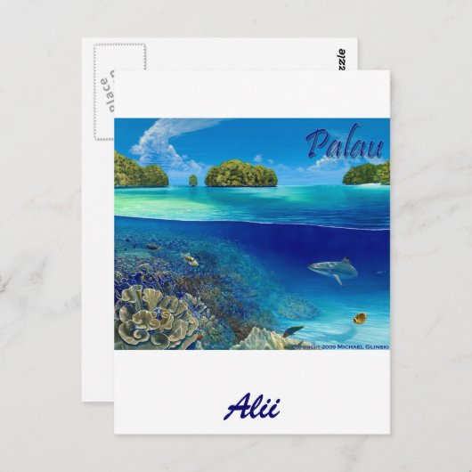 Lake 3 van Michael Glinski Briefkaart (Voorkant / Achterkant)