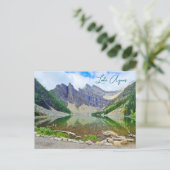 Lake Agnes Alberta Canadian Rockies Briefkaart (Staand voorkant)