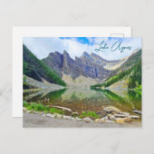 Lake Agnes Alberta Canadian Rockies Briefkaart (Voorkant / Achterkant)