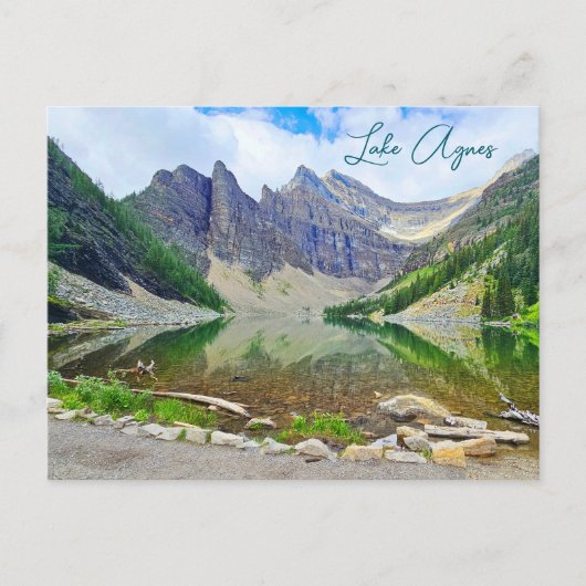 Lake Agnes Alberta Canadian Rockies Briefkaart (Voorkant)