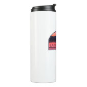 Lake Allatoona Georgia Red Sunrise Thermosbeker (Gedraaid links)