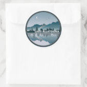 Lake Allatoona Georgia Reflectie Ronde Sticker (Tas)