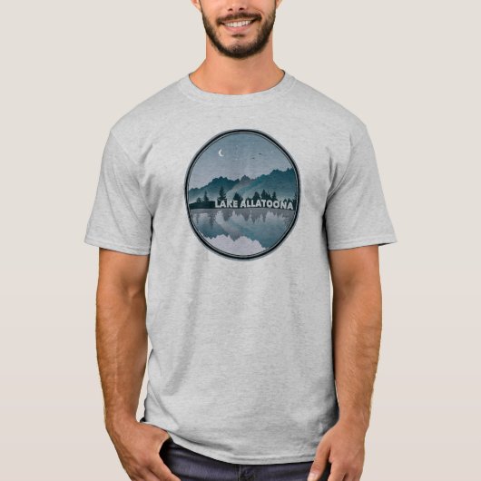 Lake Allatoona Georgia Reflectie T-shirt (Voorkant)