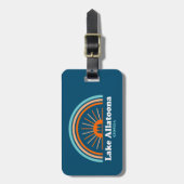 Lake Allatoona Georgia Regenboog Bagagelabel (Voorkant verticaal)