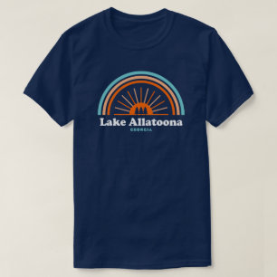 Lake Allatoona Georgia Regenboog T-shirt