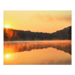 Lake alma foto afdruk