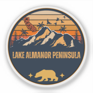 Lake Almanor-schiereiland, Californië Sticker