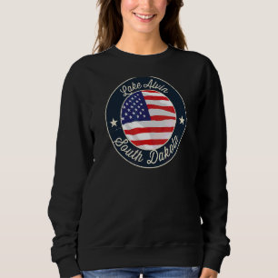 Lake Alvin Patriotic South Dakota Souvenir Trui