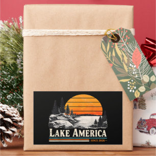 Lake America 2026 Wijnstok Rechthoekige Sticker