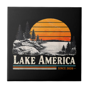 Lake America 2026 Wijnstok Tegeltje