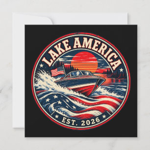 Lake America est 2026 politieke humor Kaart