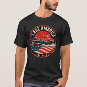 Lake America est 2026 politieke humor T-shirt