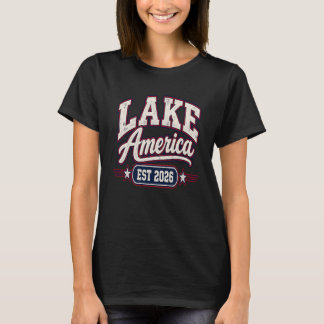 Lake America Geopend 2026 Patriottische Vintage Me T-shirt