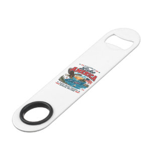 Lake Amerika 2026 Vintage Retro Patriottische Adel Speed Flessenopener