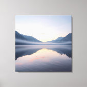 Lake and Mountain Scenic Landscape Wall Art Canvas Afdruk (Voorkant)