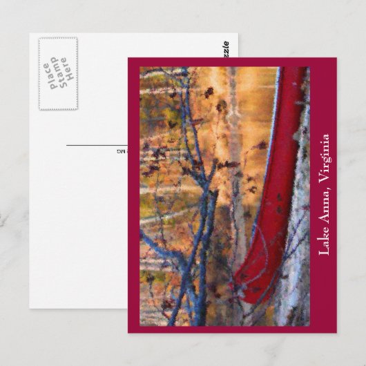 Lake Anna Virginia Briefkaart (Voorkant / Achterkant)