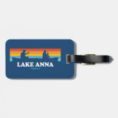 Lake Anna Virginia Canoe Bagagelabel (Achterkant horizontaal)
