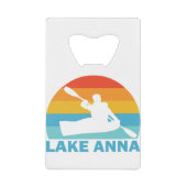 Lake Anna Virginia Kayak Creditkaart Flessenopener (Voorkant)